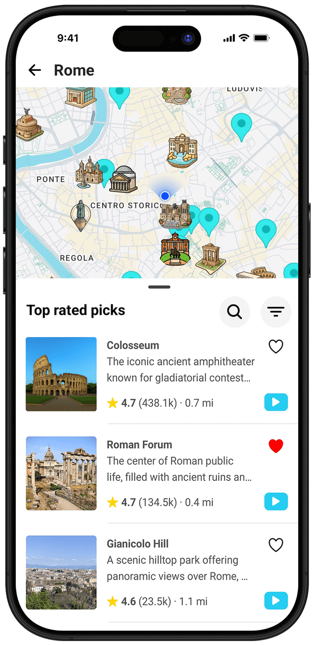 Travi app preview